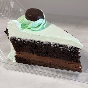 Slice of Mint Delight Cake