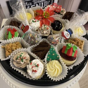 Christmas Cake Platter